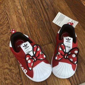 adidas Superstar x Disney's Minnie Mouse Toddler Baby Girls' Shoes - Size 5